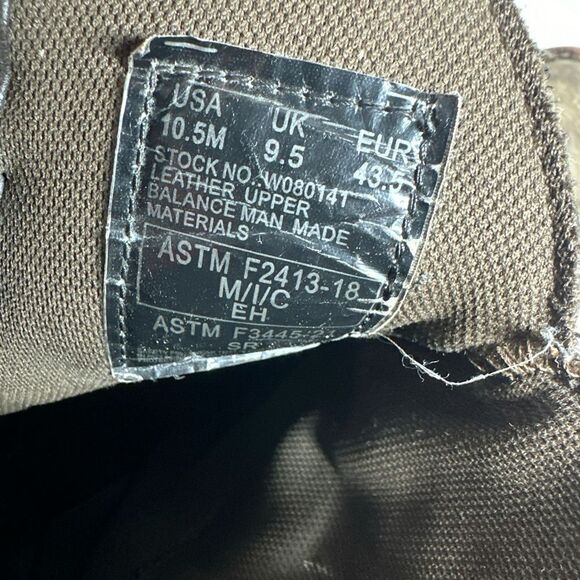 Wolverine Mens Leather Rancher Steel Toe Work Boot Size 10,5M See Notes - Picture 15 of 16